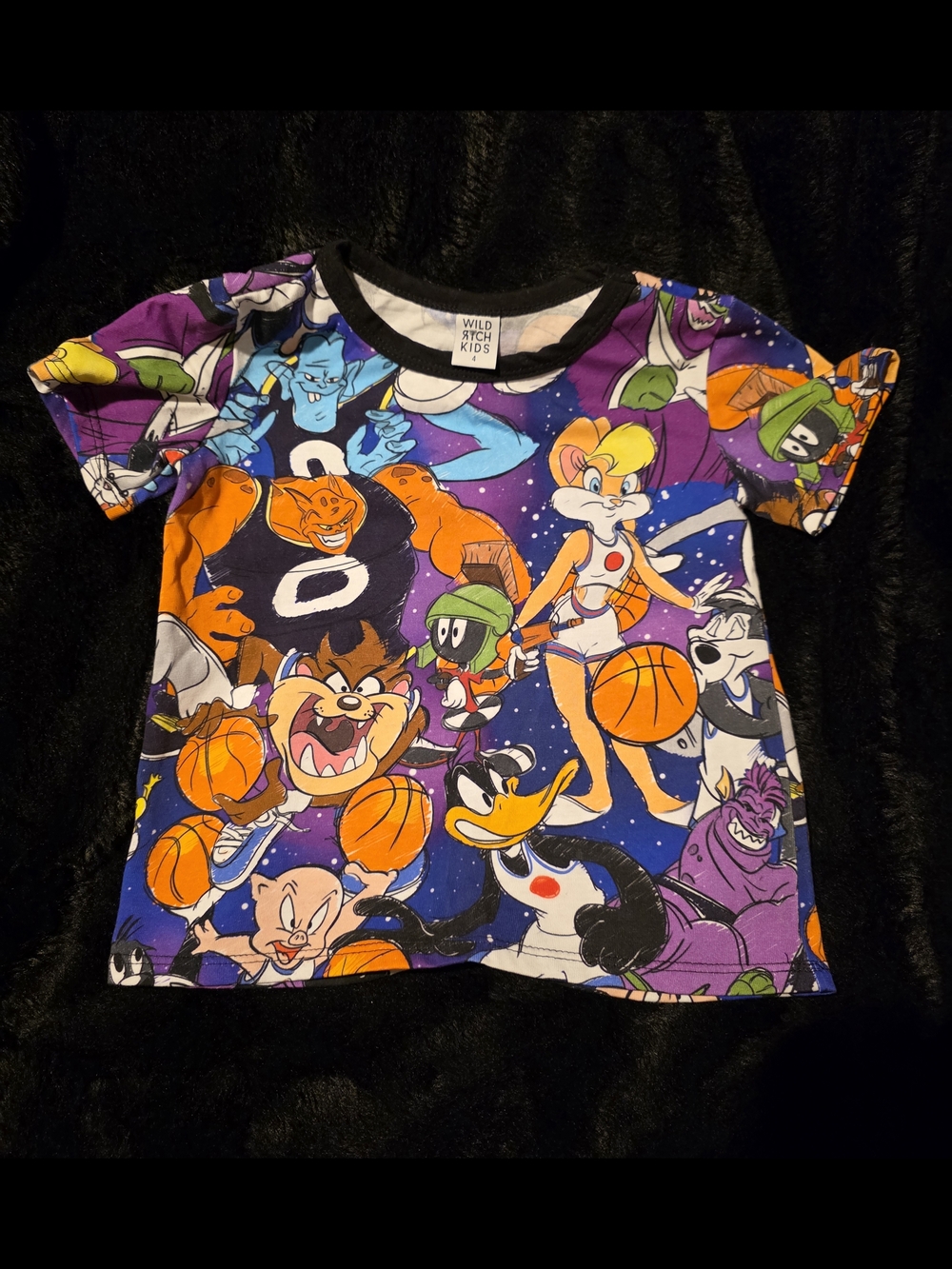 Wild Rich Kids Space Jam Kids Tee